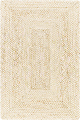 Elkie Cream Jute Area Rug - Clearance - Ornate Home