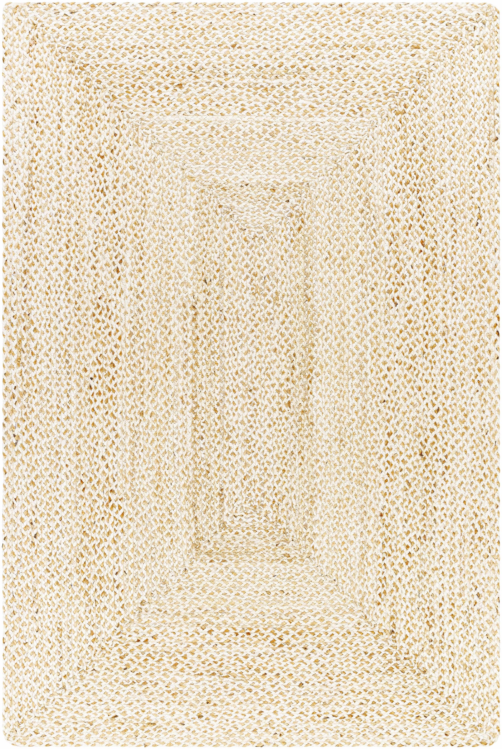 Elkie Cream Jute Area Rug - Clearance - Ornate Home