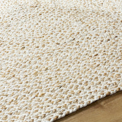 Elkie Cream Jute Area Rug - Clearance - Ornate Home
