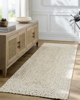 Elkie Cream Jute Area Rug - Clearance - Ornate Home
