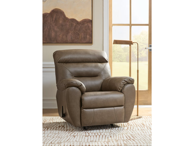 Elksworth Biscotti Recliner (Online Special Price) - Ornate Home