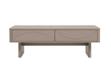 Ella 47.2" Coffee Table in Mocha - Ornate Home