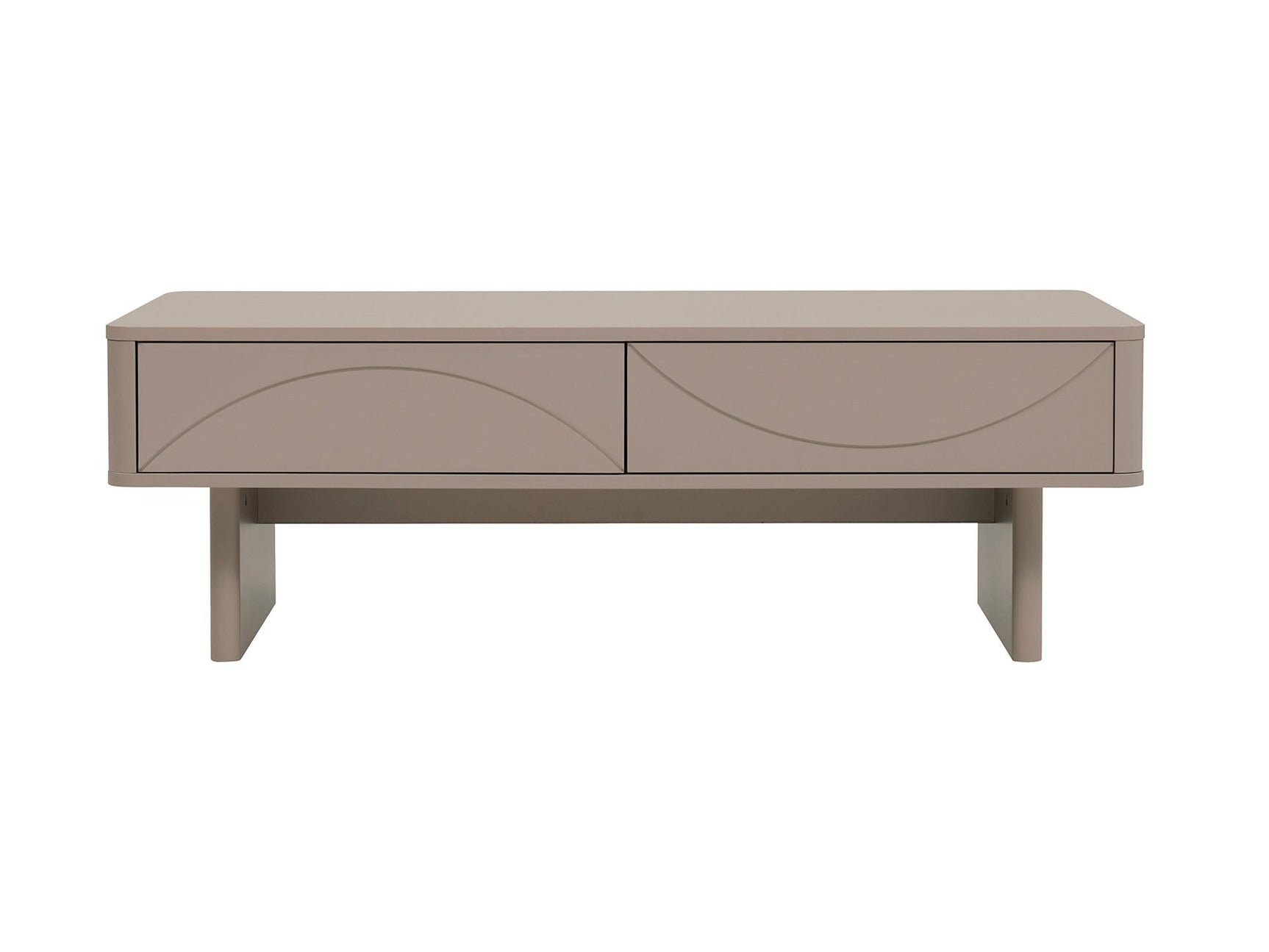 Ella 47.2" Coffee Table in Mocha - Ornate Home