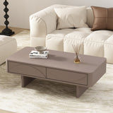 Ella 47.2" Coffee Table in Mocha - Ornate Home
