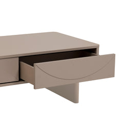 Ella 47.2" Coffee Table in Mocha - Ornate Home