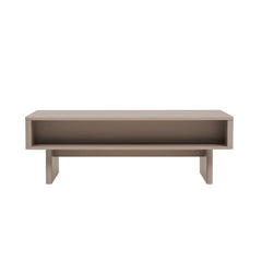 Ella 47.2" Coffee Table in Mocha - Ornate Home