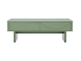 Ella 47.2" Coffee Table in Sage Green - Ornate Home
