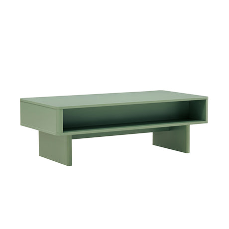 Ella 47.2" Coffee Table in Sage Green - Ornate Home