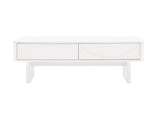 Ella 47.2" Coffee Table in White - Ornate Home