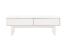 Ella 47.2" Coffee Table in White - Ornate Home