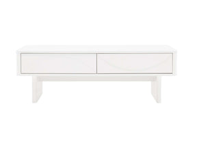 Ella 47.2" Coffee Table in White - Ornate Home