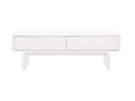 Ella 47.2" Coffee Table in White - Ornate Home