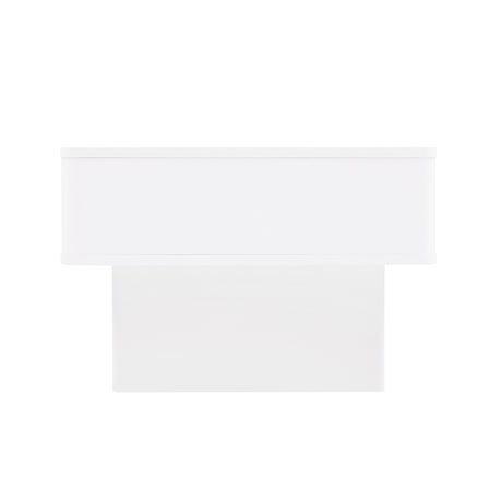 Ella 47.2" Coffee Table in White - Ornate Home