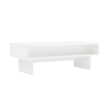 Ella 47.2" Coffee Table in White - Ornate Home