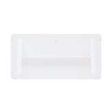 Ella 47.2" Coffee Table in White - Ornate Home