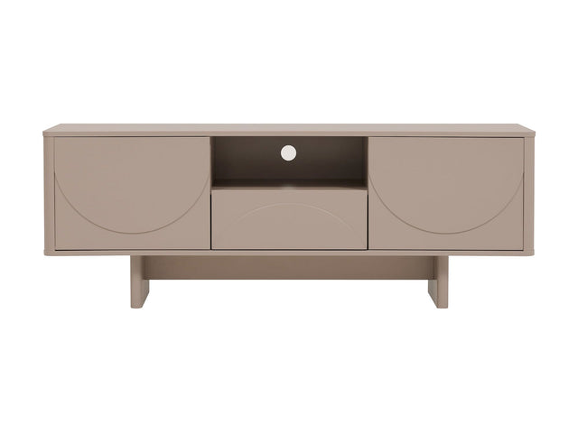 Ella 59" TV Stand in Mocha - Ornate Home