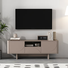 Ella 59" TV Stand in Mocha - Ornate Home