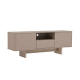 Ella 59" TV Stand in Mocha - Ornate Home