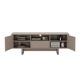 Ella 59" TV Stand in Mocha - Ornate Home