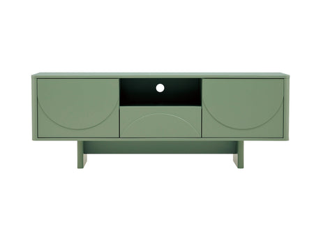 Ella 59" TV Stand in Sage Green - Ornate Home