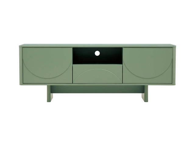 Ella 59" TV Stand in Sage Green - Ornate Home