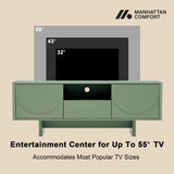 Ella 59" TV Stand in Sage Green - Ornate Home