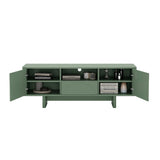 Ella 59" TV Stand in Sage Green - Ornate Home