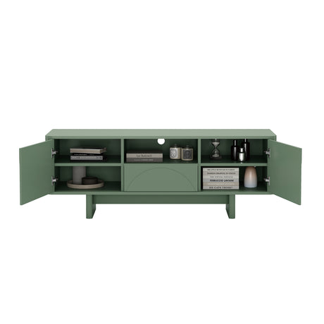 Ella 59" TV Stand in Sage Green - Ornate Home