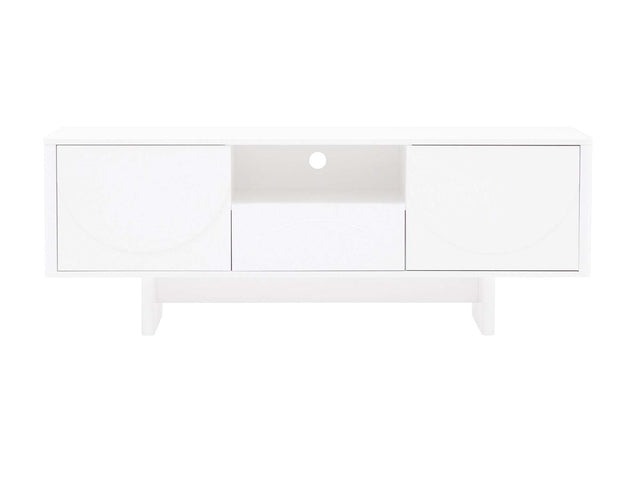 Ella 59" TV Stand in White - Ornate Home