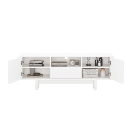 Ella 59" TV Stand in White - Ornate Home