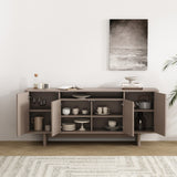 Ella 70.86" Sideboard in Mocha - Ornate Home