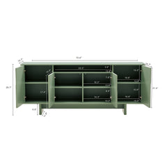 Ella 70.86" Sideboard in Sage Green - Ornate Home