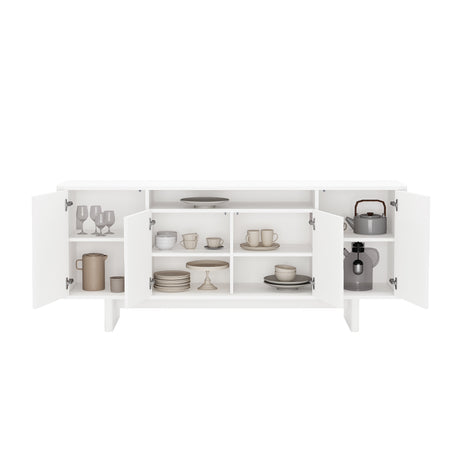 Ella 70.86" Sideboard in White - Ornate Home