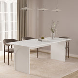 Ella 78.7" Dining Table in White - Ornate Home