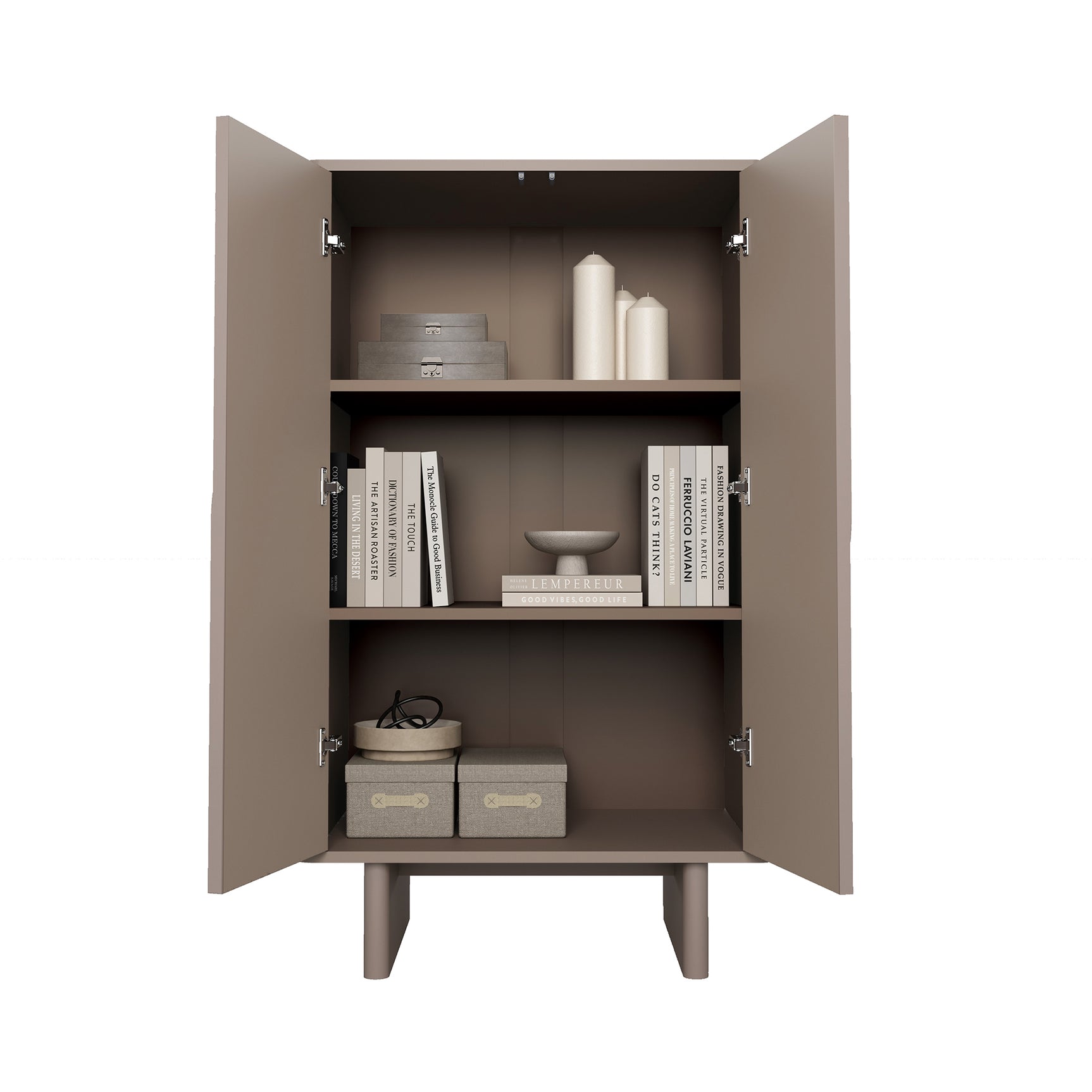 Ella Accent Cabinet in Mocha - Ornate Home