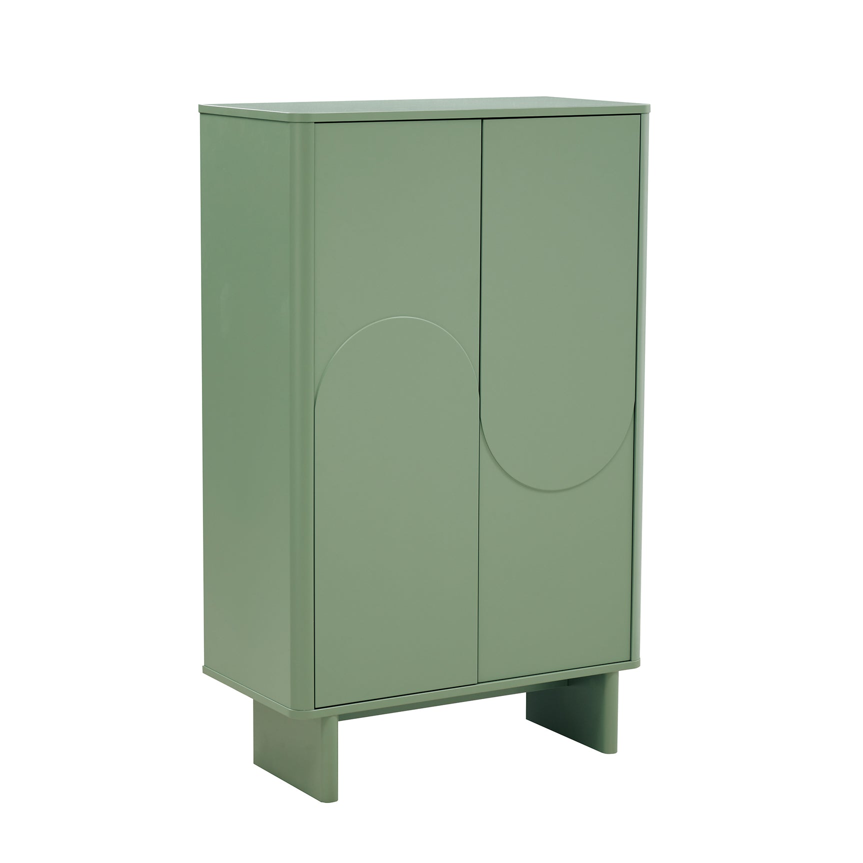 Ella Accent Cabinet in Sage Green - Ornate Home