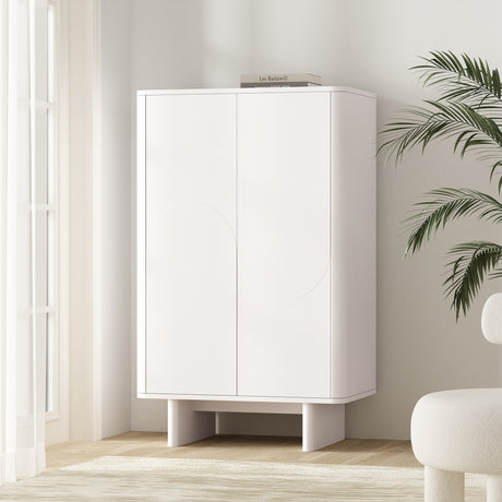 Ella Accent Cabinet in White - Ornate Home