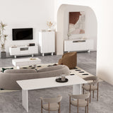 Ella Accent Cabinet in White - Ornate Home