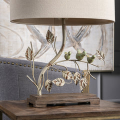 Ella Beige/Brown Table Lamp - Ornate Home