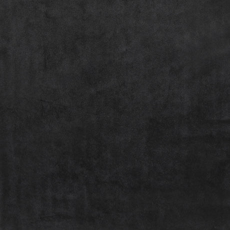 Ella Black Upholstered Tufted Bench Stainless Steel Legs - Ornate Home