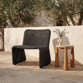 Ella Charcoal Outdoor Accent Chair - Ornate Home