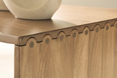 Ella Grove Rich Brown Coffee Table - Ornate Home
