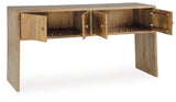 Ella Grove Rich Brown Console (Online Special Price) - Ornate Home