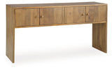 Ella Grove Rich Brown Console - Ornate Home