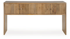 Ella Grove Rich Brown Console - Ornate Home
