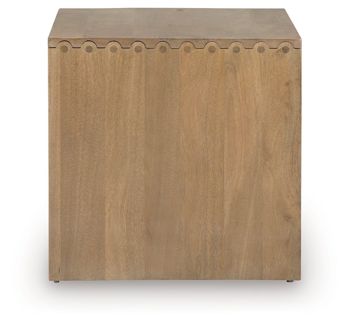 Ella Grove Rich Brown End Table (Online Special Price) - Ornate Home