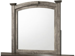 Ella-Mae Gray/Brown Dresser Top Mirror - Ornate Home