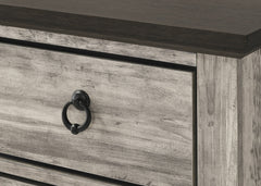 Ella-Mae Gray/Brown Nightstand - Ornate Home