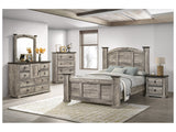 Ella-Mae Gray/Brown Queen Bed - Ornate Home