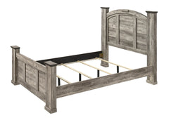 Ella-Mae Gray/Brown Queen Bed - Ornate Home